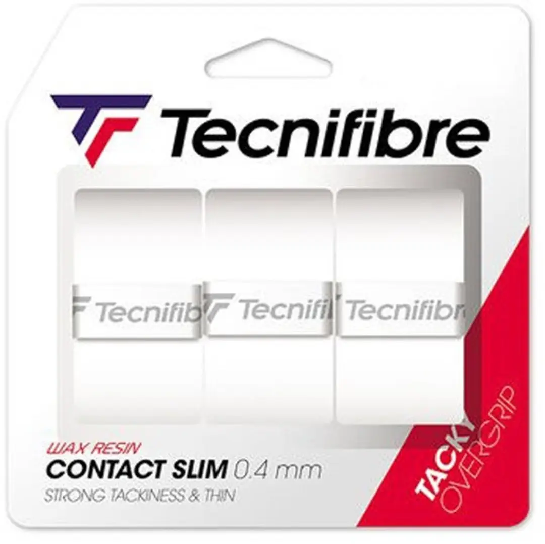 Tecnifibre Pro Contact Slim Overgrip Wit