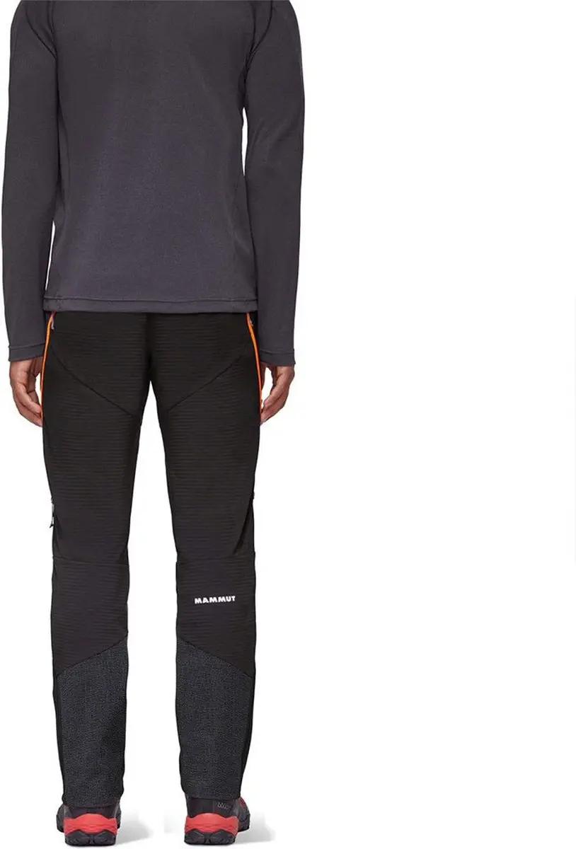 Mammut Aenergy IN Hybrid Pants Heren - 46 - Black/Vibrant Orange
