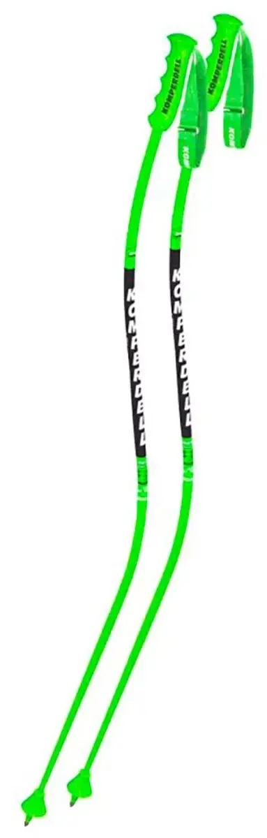 Komperdell Nationalteam Carbon Super G Stokken Groen,Zwart 135 cm