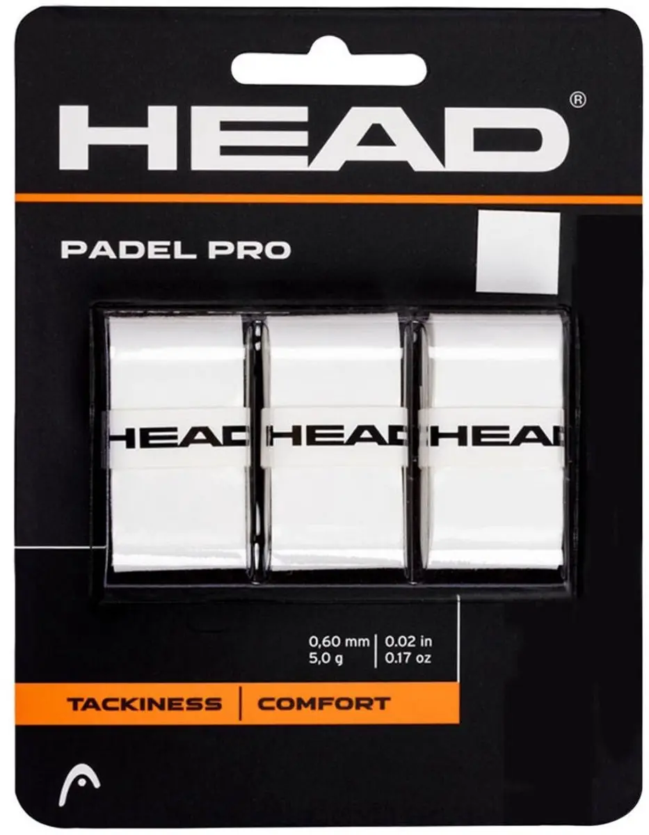 Head Padel Pro Overgrip - 3 Stuks - Zwart