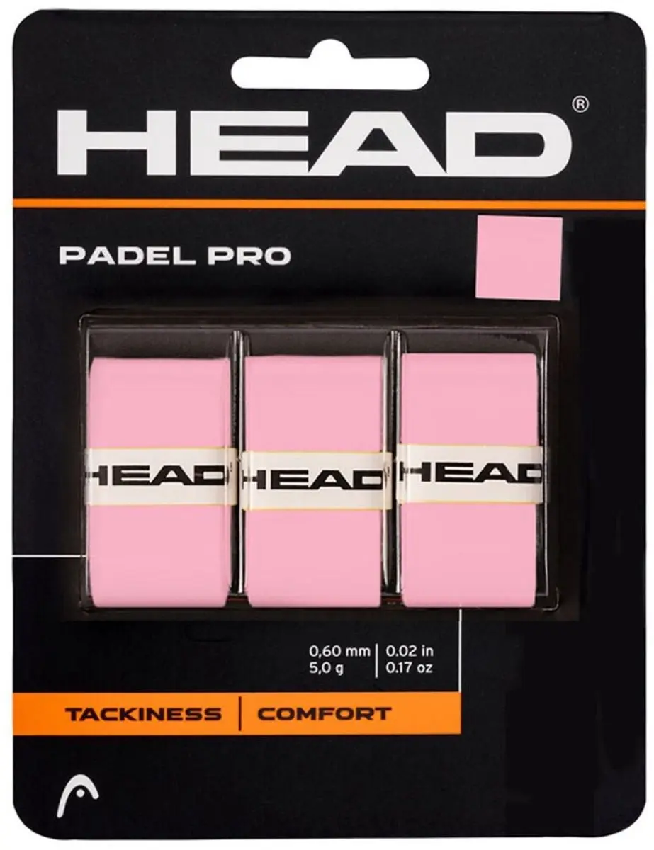 Head Padel Pro Overgrip - 3 Stuks - Zwart