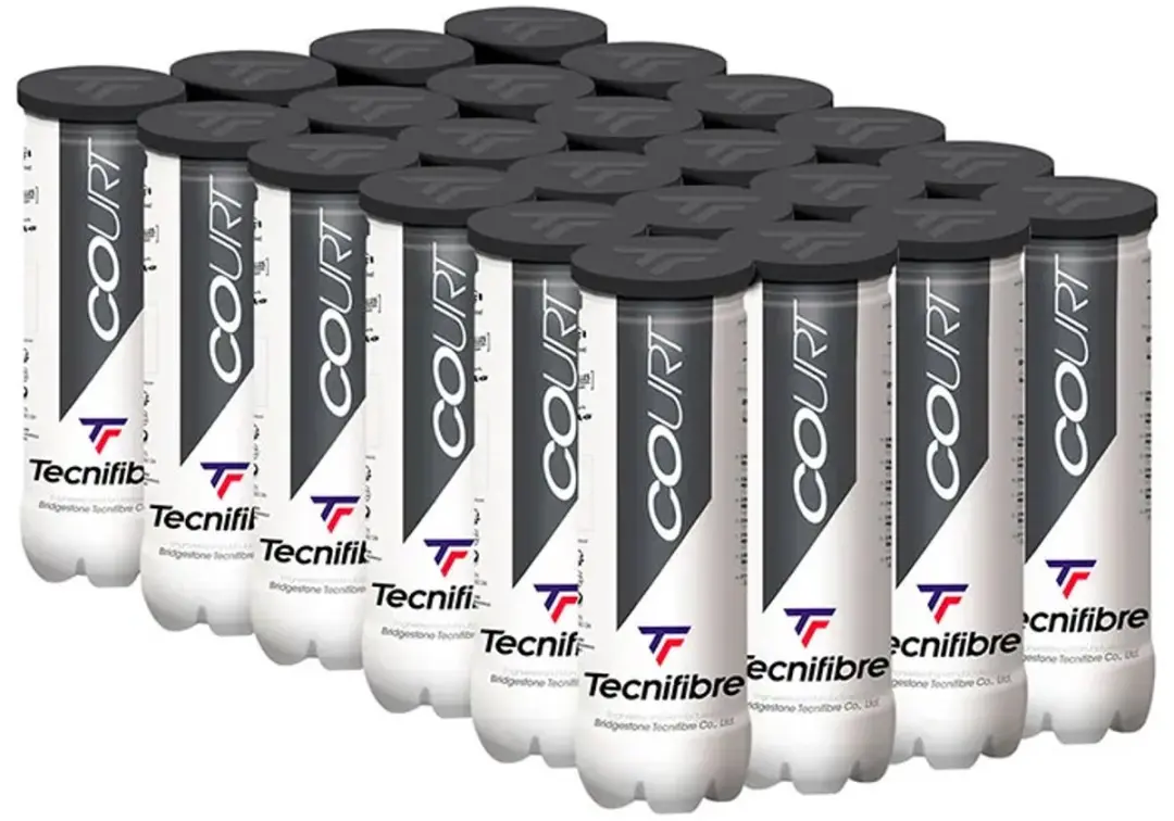 Tecnifibre Court Tennisballen Doos Zilver 36 x 4 Balls