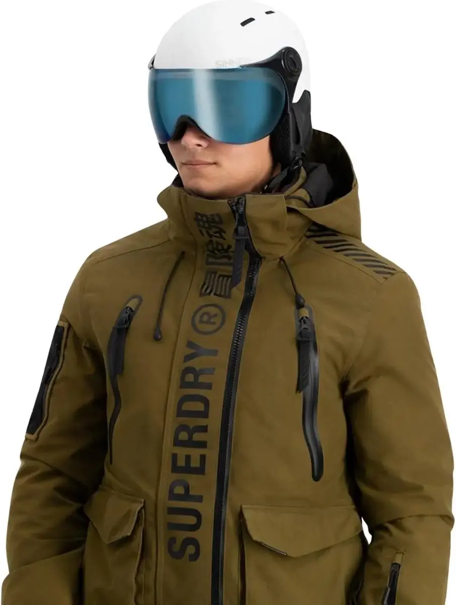 SINNER Typhoon Visor Skihelm - Maat S - Wit