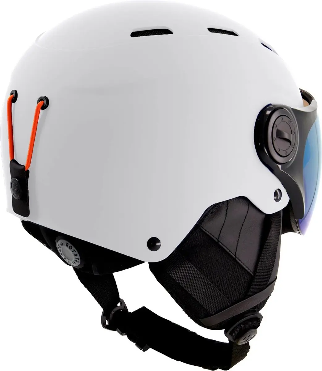 SINNER Typhoon Visor Skihelm - Maat S - Wit