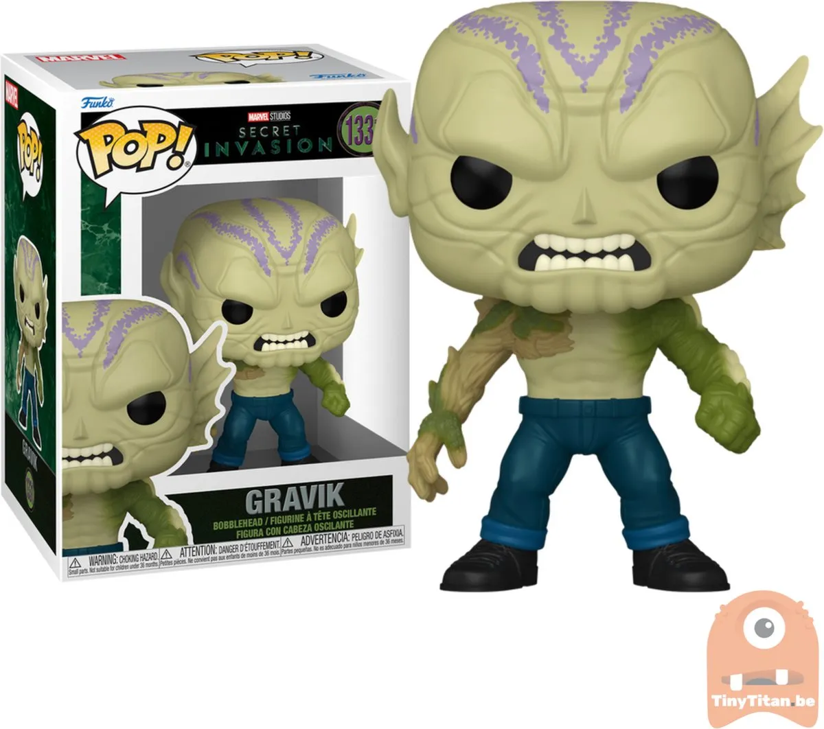 Marvel Funko POP! Gravik Verzamelfiguur 75626 - 9 cm - Multicolours