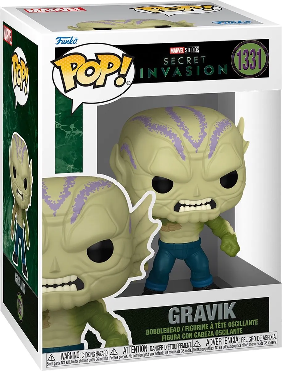 Marvel Funko POP! Gravik Verzamelfiguur 75626 - 9 cm - Multicolours