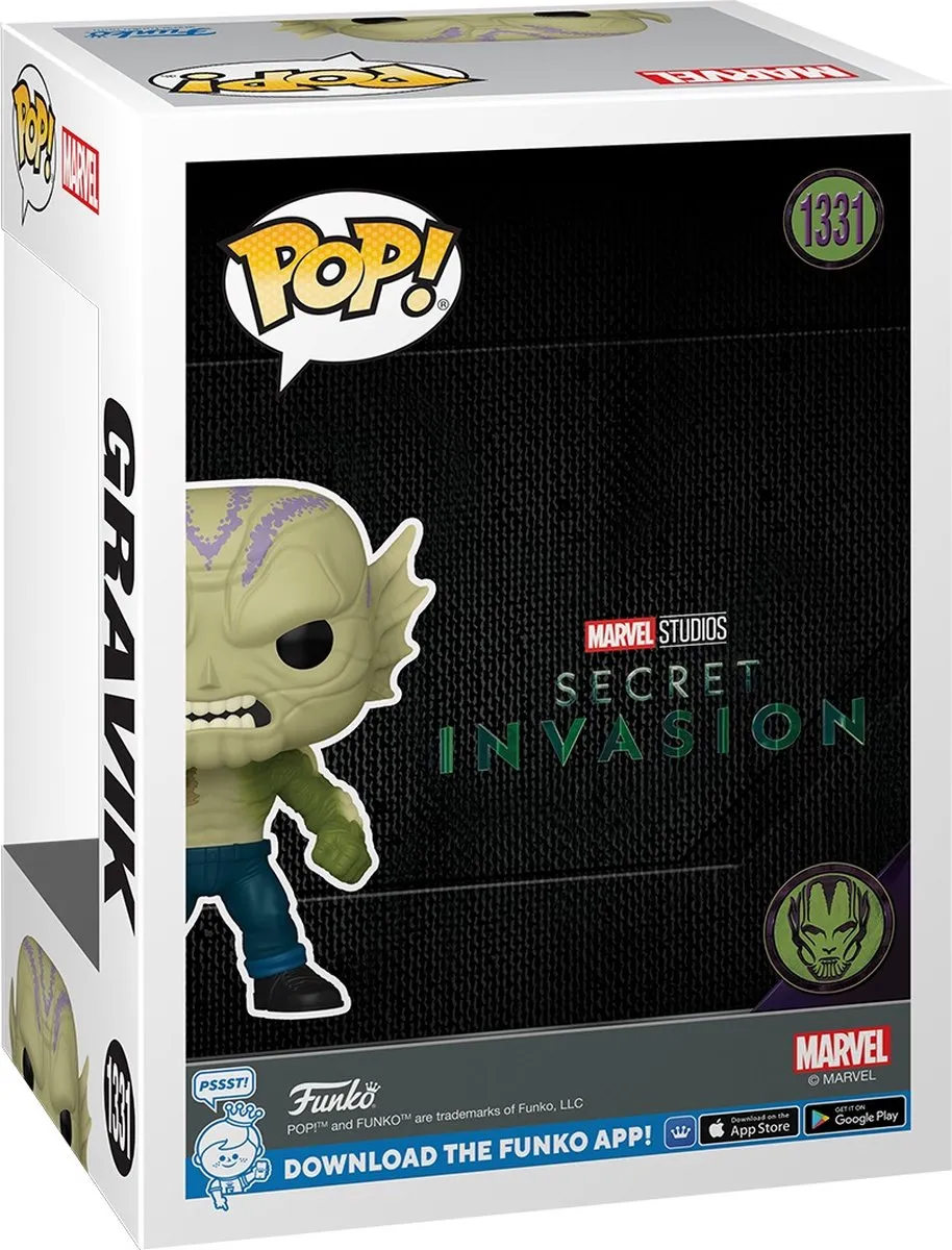 Marvel Funko POP! Gravik Verzamelfiguur 75626 - 9 cm - Multicolours