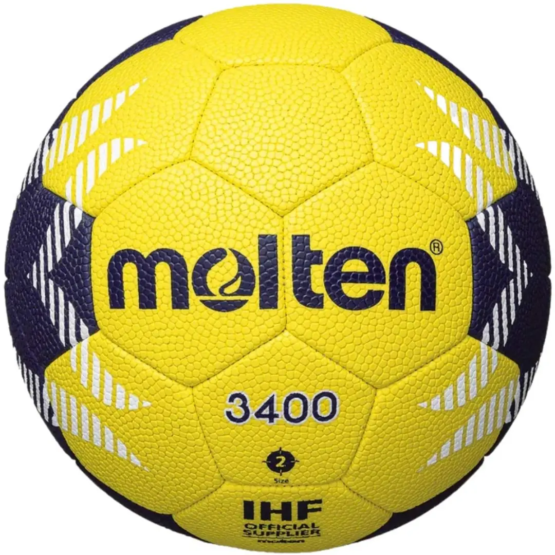 Molten Bal Hand H2A3400 YN Geel-Donkerblauw