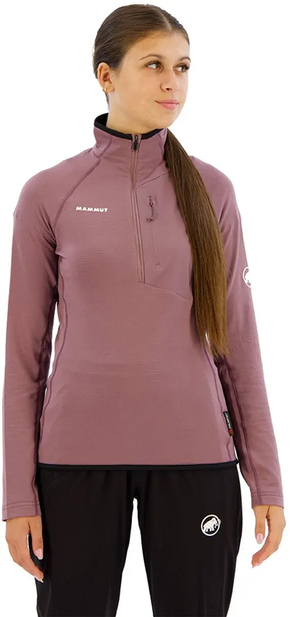 Mammut Aenergy Light Fleece Met Halve Rits Paars S Vrouw