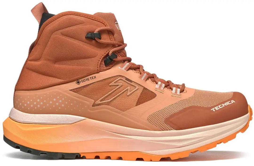 Tecnica Agate S Mid Gore-Tex Wandelschoenen - 42.5 - Light Brown/Coral