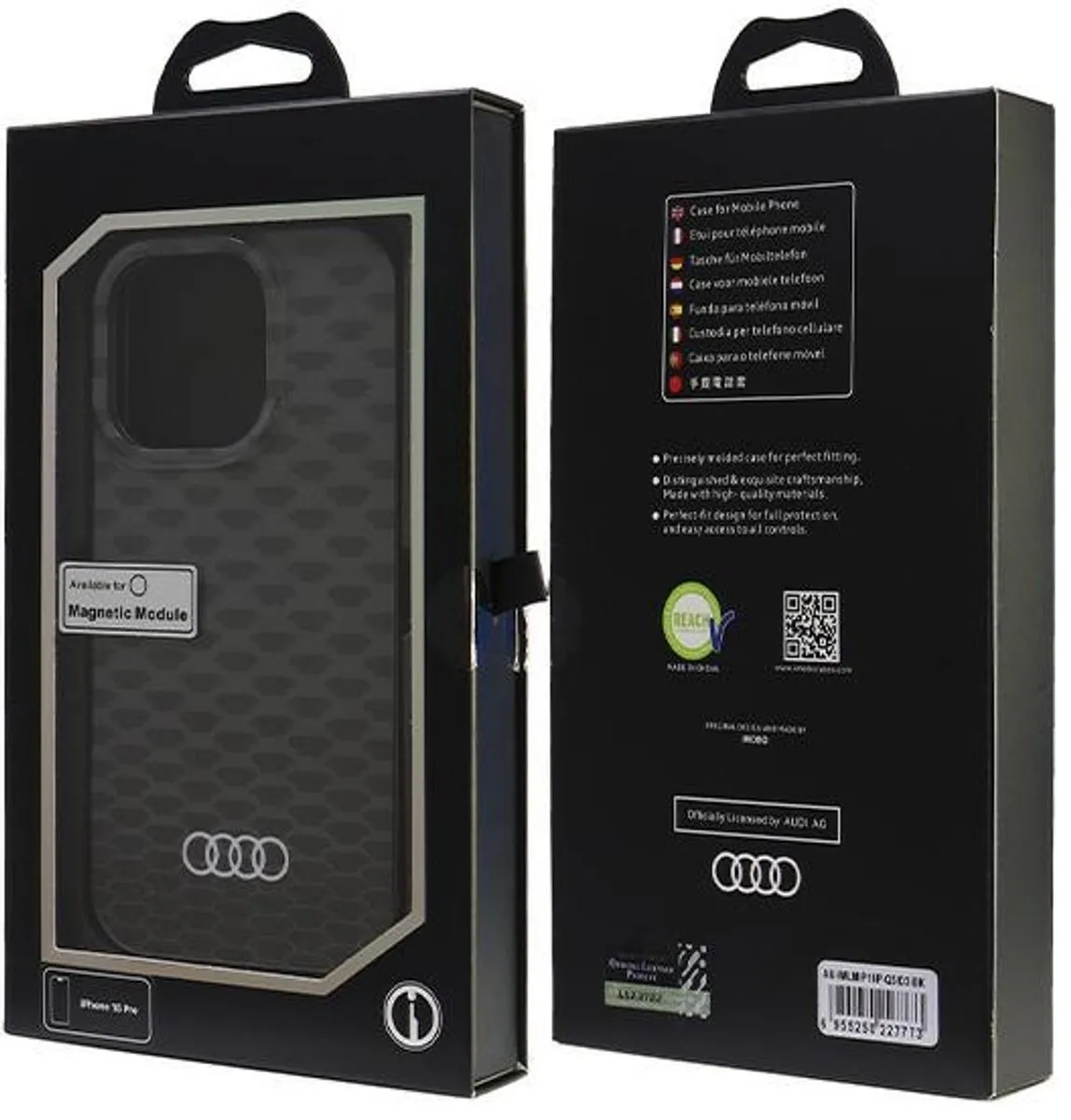 Audi Case voor iPhone 16 Pro 6.3 MagSafe - Transparant