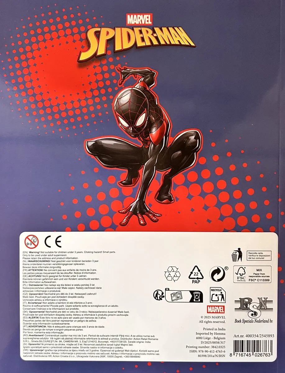 Marvel Spider-Man Megacolor Stickers