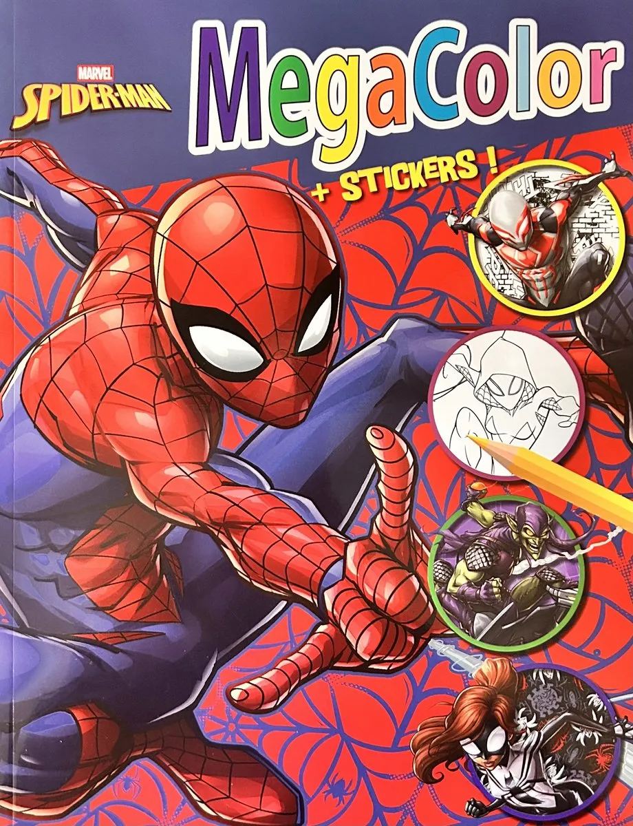 Marvel Spider-Man Megacolor Stickers