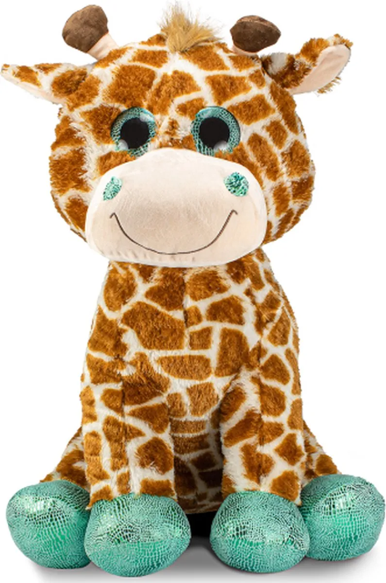 Topknuffels Giraffe XXL Pluche Knuffel - 100cm - Multicolor