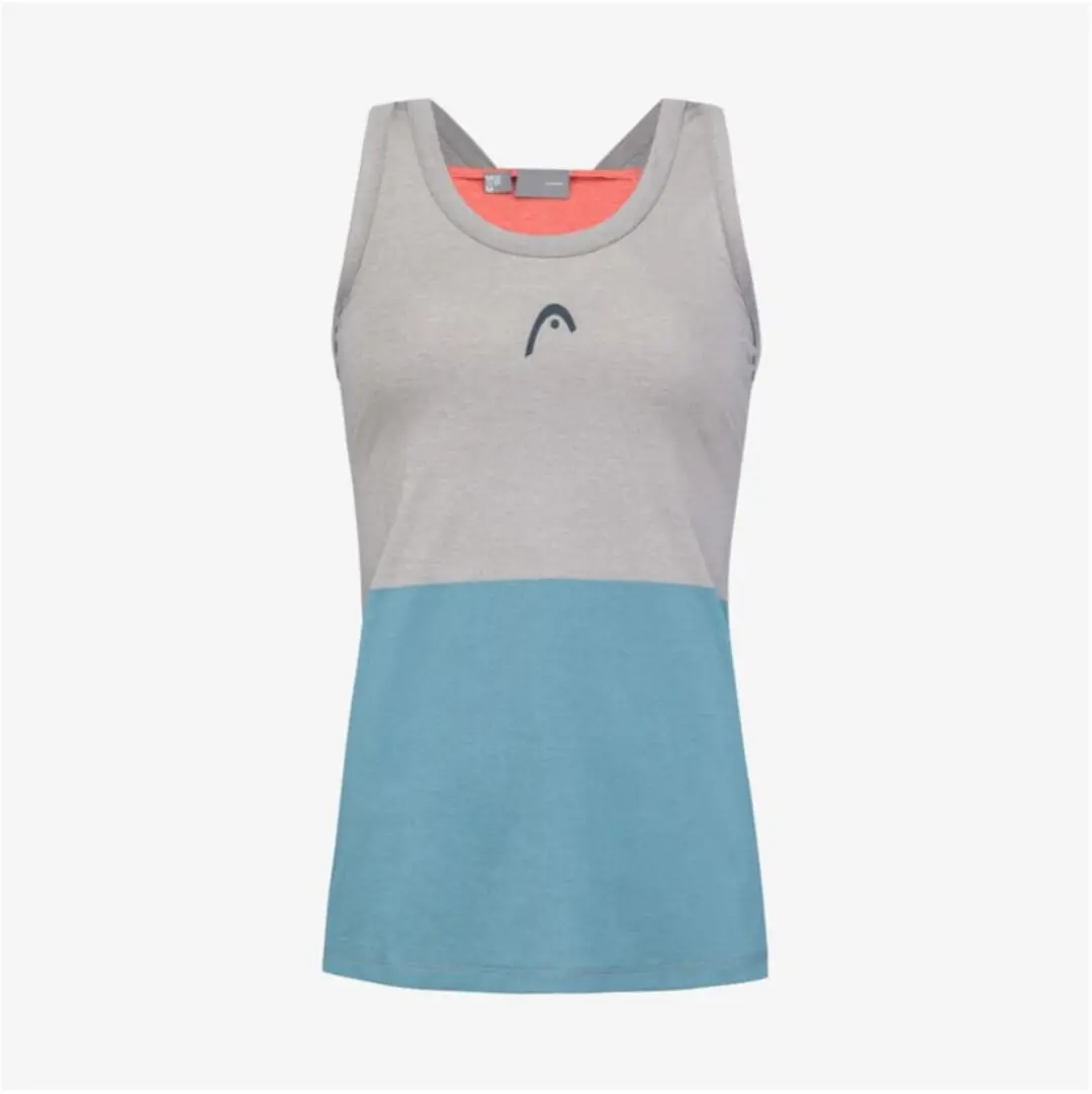 Head Racket Padel Tech Mouwloos T-shirt Blauw,Grijs XS Vrouw
