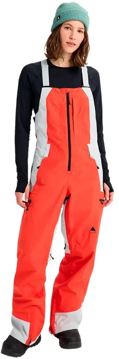 Burton Reserve Gore-Tex 2L Bibbroek - S - Fiesta Red/Gray Cloud