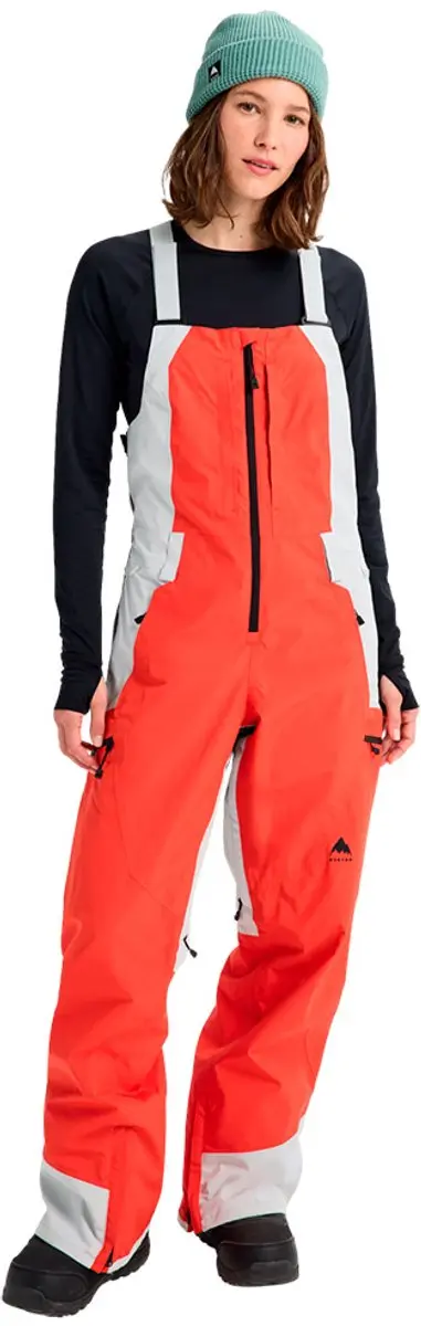 Burton Reserve Gore-Tex 2L Bibbroek - S - Fiesta Red/Gray Cloud