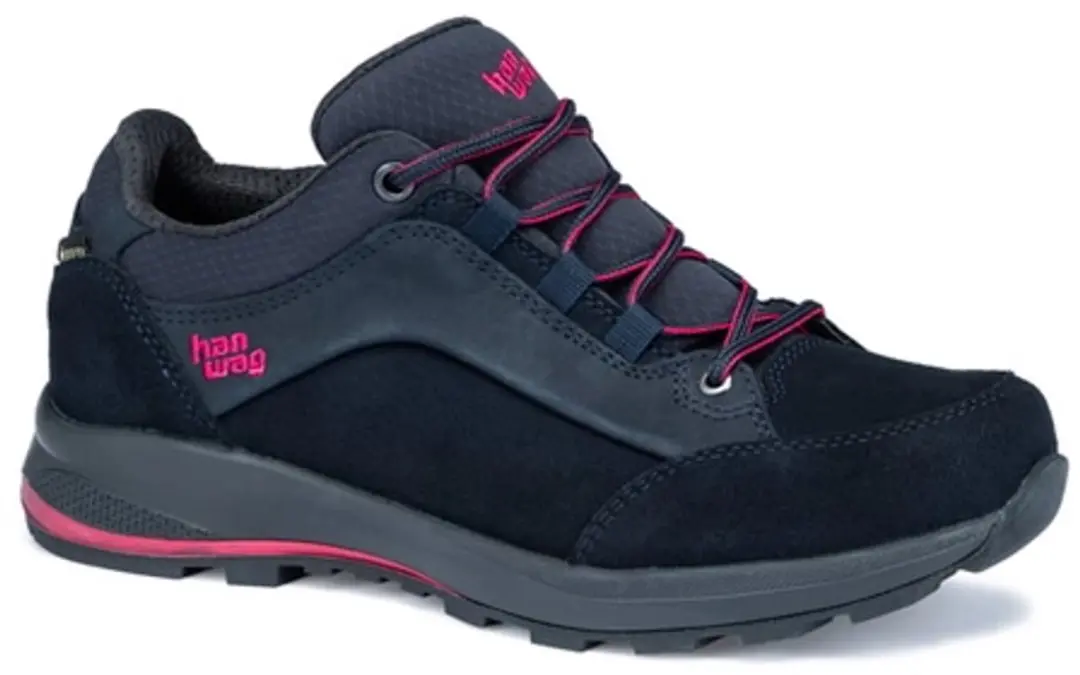 Hanwag Banks Low Lady GTX Wandelschoenen 37 - Navy/Pink