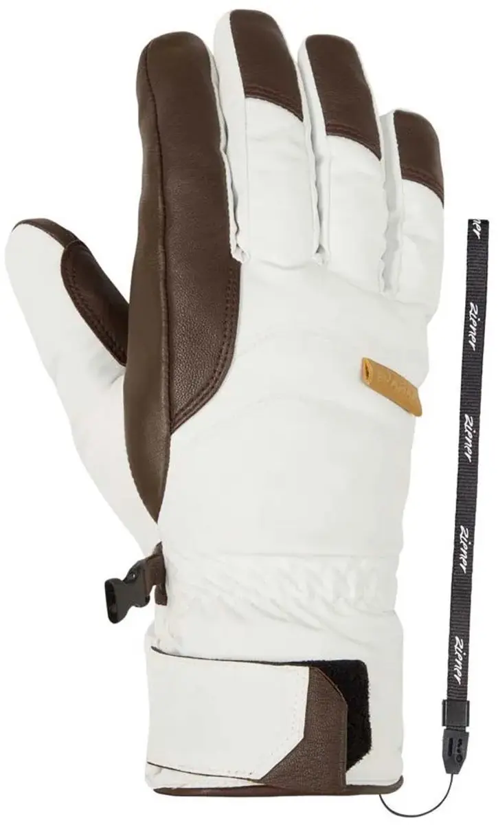 Ziener Kamary Gore-tex® Aw Handschoenen Wit 6 Vrouw