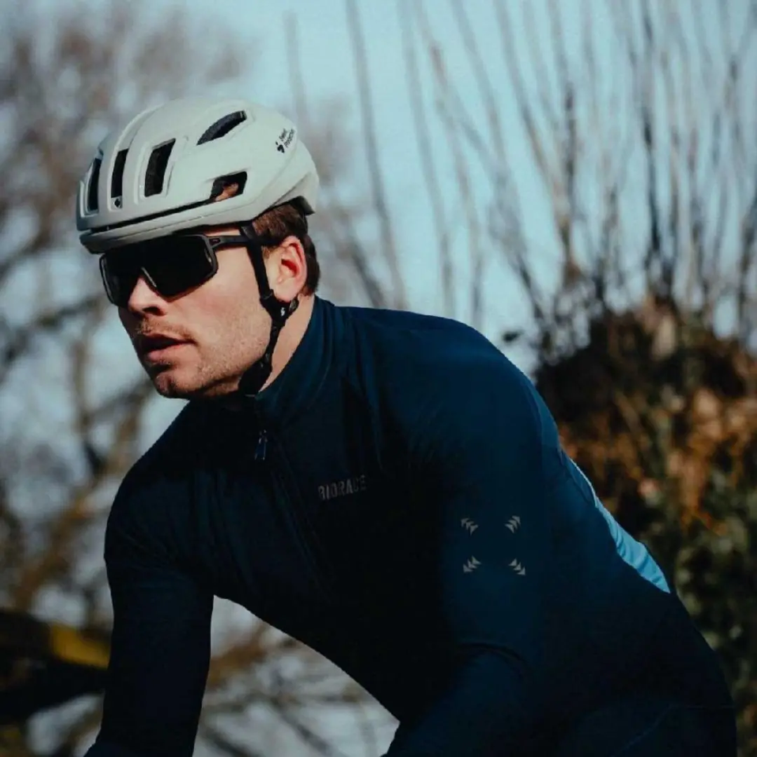 Bioracer Tempest Wielervest Heren - Misty Nautica - Winddicht & Thermisch - Maat L - afbeelding 2 van 6