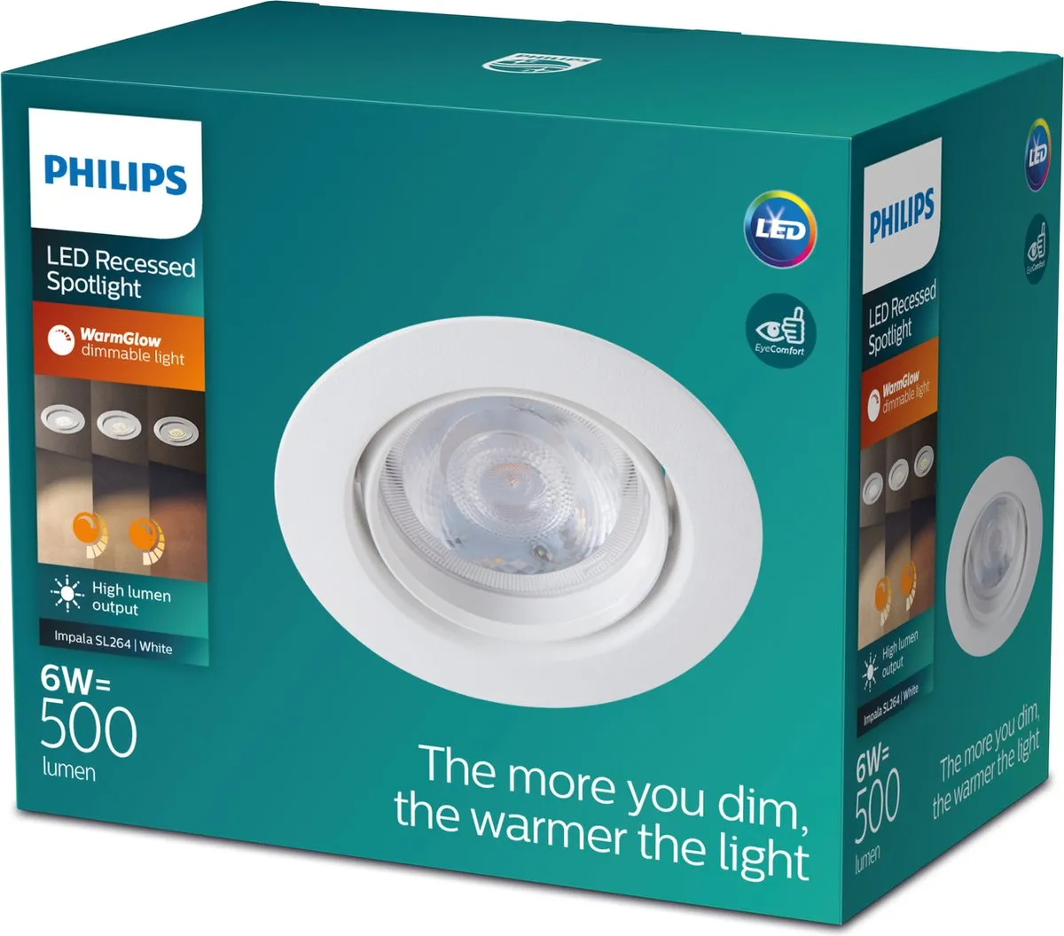 Philips Impala Inbouwspot 1-lichts - Wit