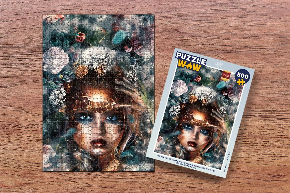 PuzzleWow Bloemen Legpuzzel 500 Stuks - Multicolor