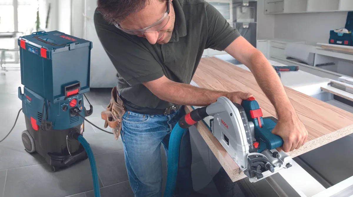 Bosch Professional GAS 35 M AFC Stofzuiger - 1380W - Blauw