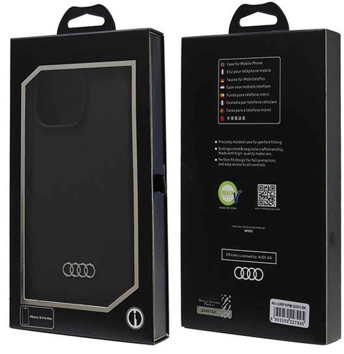 Audi Siliconen Hoesje iPhone 16 Pro Max 69 - Transparent - afbeelding 6 van 6