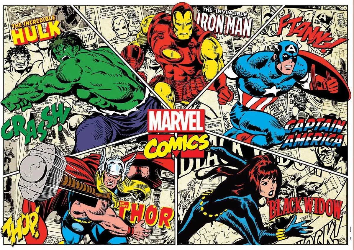 Marvel Comics Puzzle - 1000 Stuks ED18498