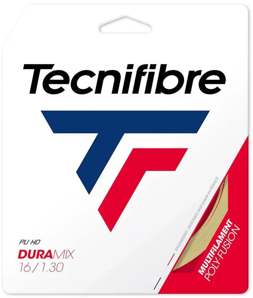 Tecnifibre Duramix H.D. 1.35mm Tennissnaar - Natuurlijk - 12m