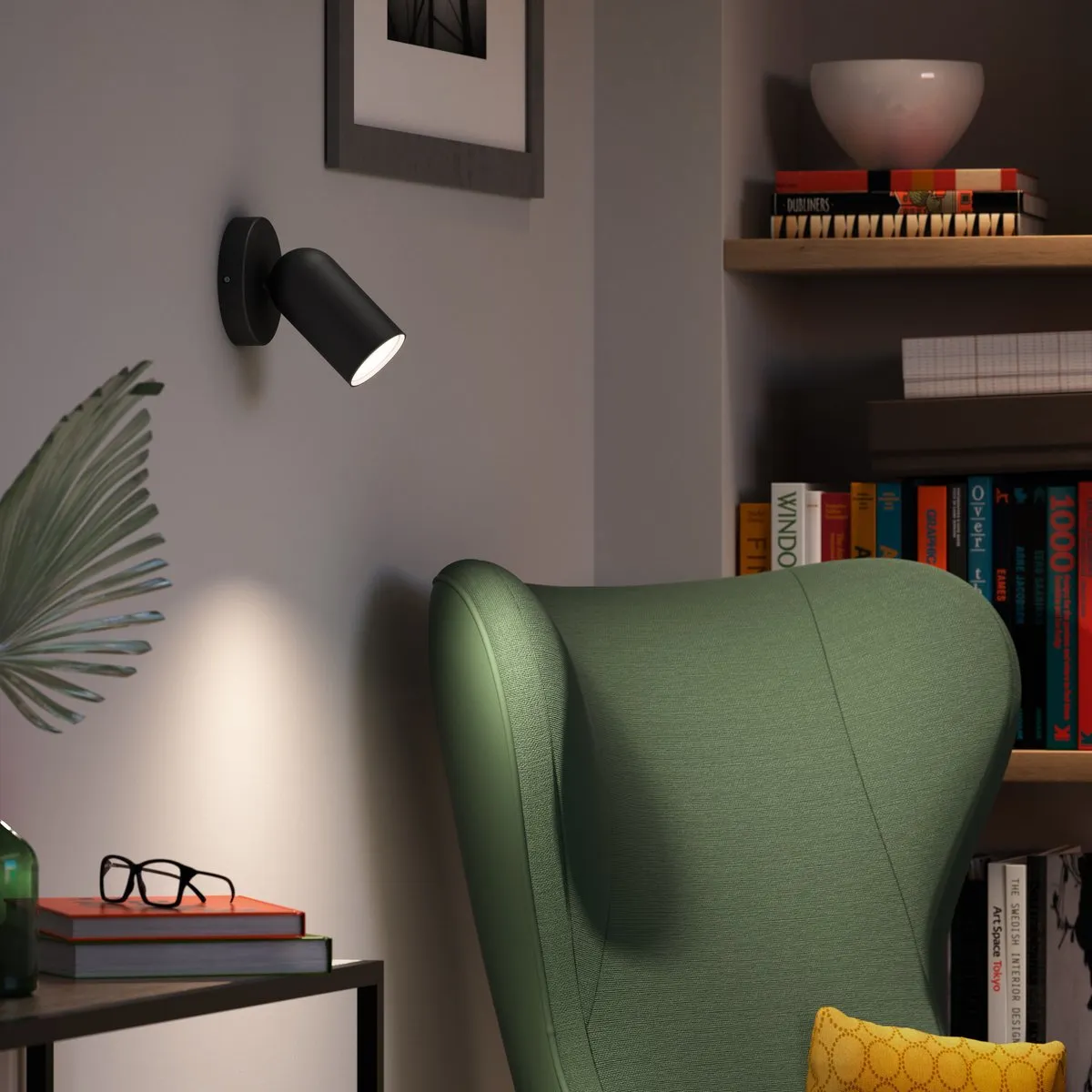 Philips Pongee Opbouwspot GU10 4,8W - Warmwit - Zwart