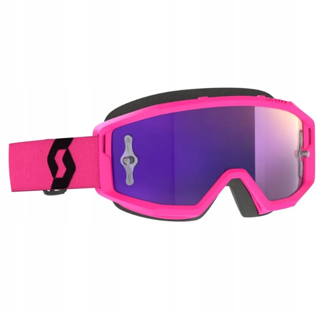 Scott Primal-bril: roze/zwart met chromen lens