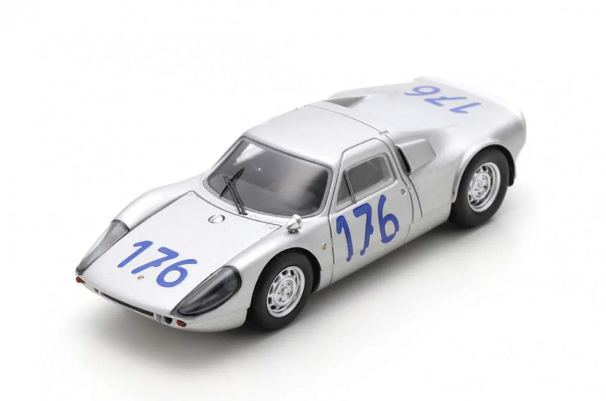 Porsche 904 GTS #176 Targa Florio 1965 - 1:43 - Zilver