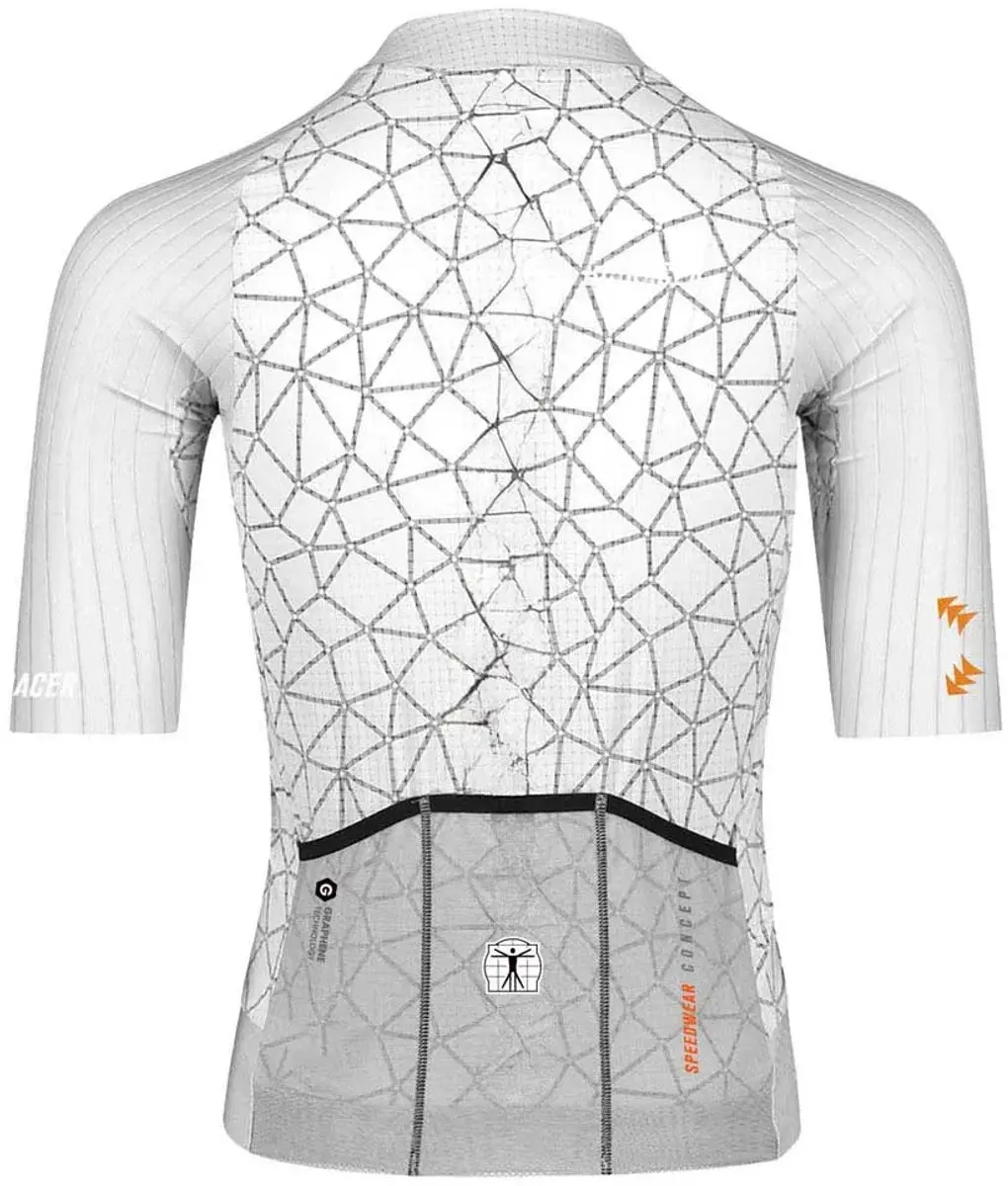Bioracer Speedwear Graphene Wielertrui - L - Cool Grey