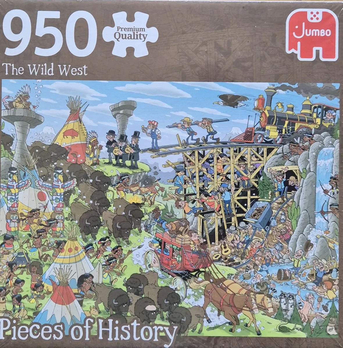 Jumbo The Wild West Legpuzzel 950 Stuks