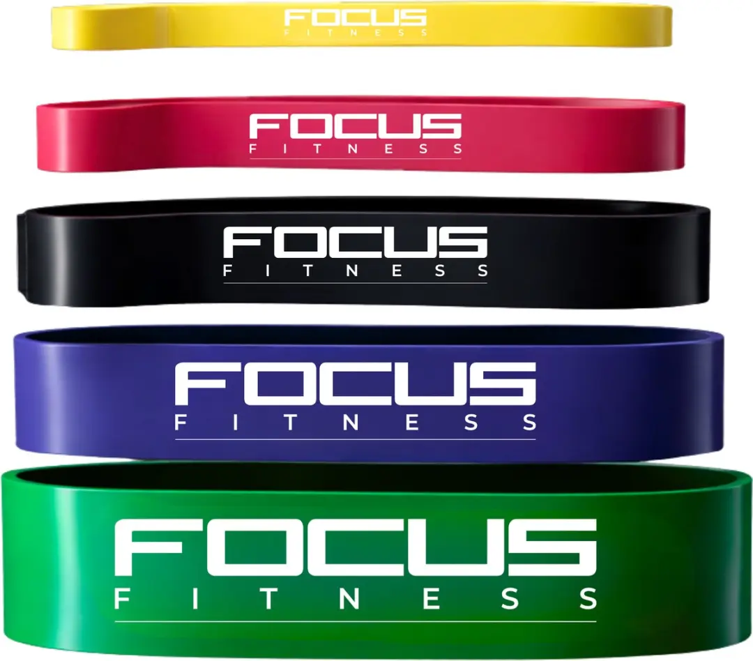 Focus Fitness Power Bands Set van 5