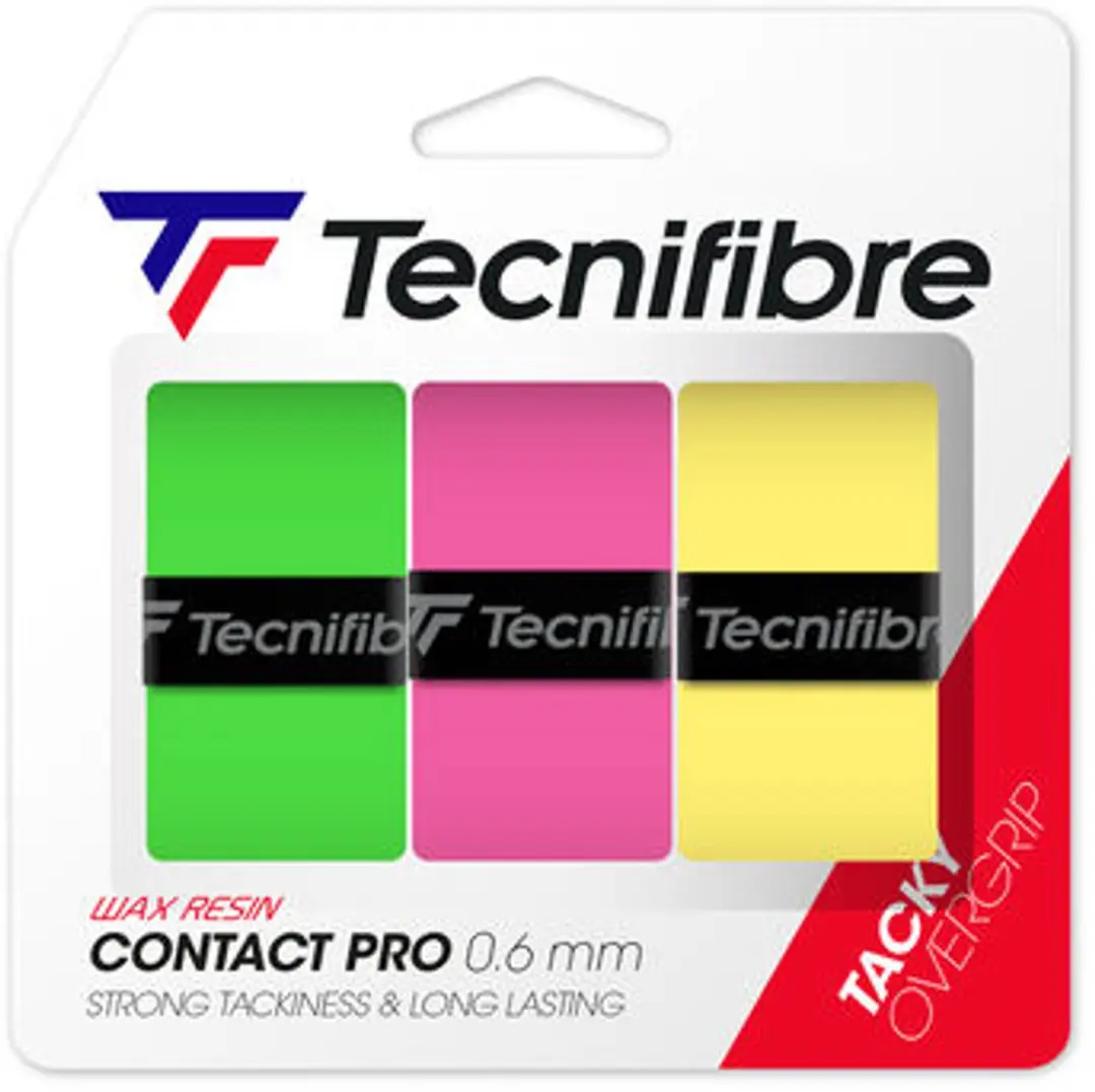 Tecnifibre Contact Pro Tennis / Padel Overgrip Fluor