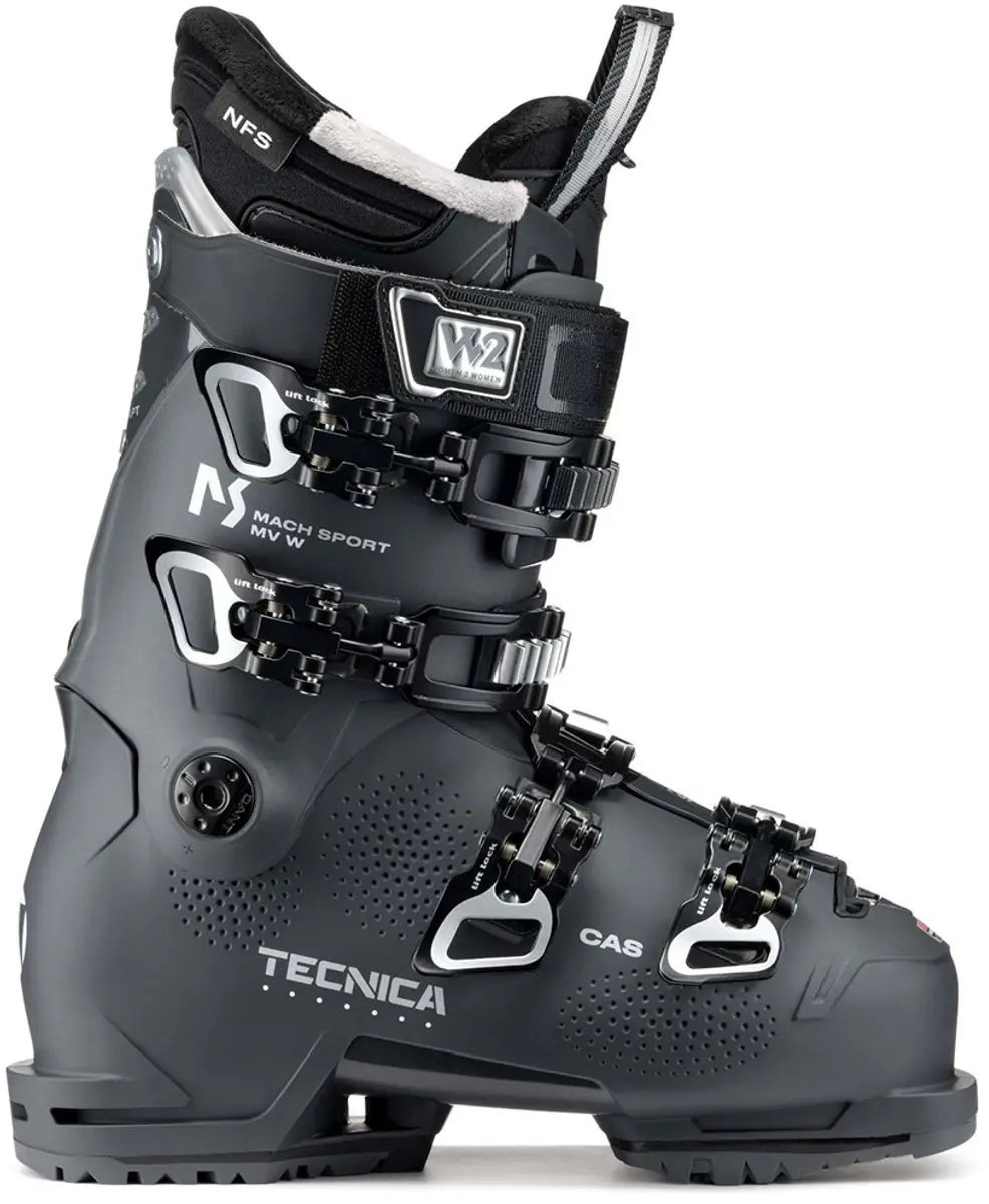 Tecnica Mach Sport Mv 95 X W Gw Alpineskischoenen Voor Dames Zwart 26.0 Vrouw