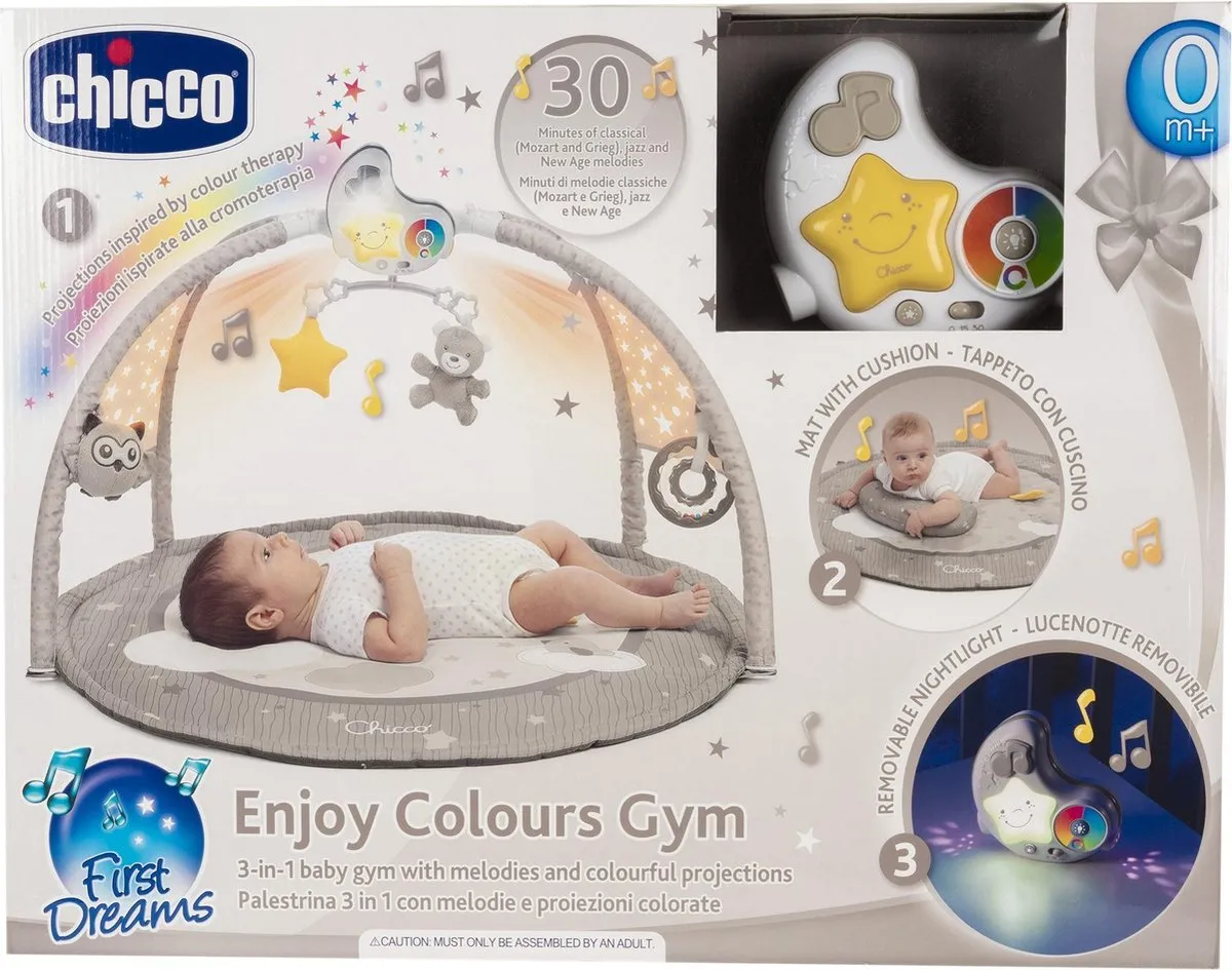 Chicco Baby Gym Kleurenplezier - 4 Speelelementen