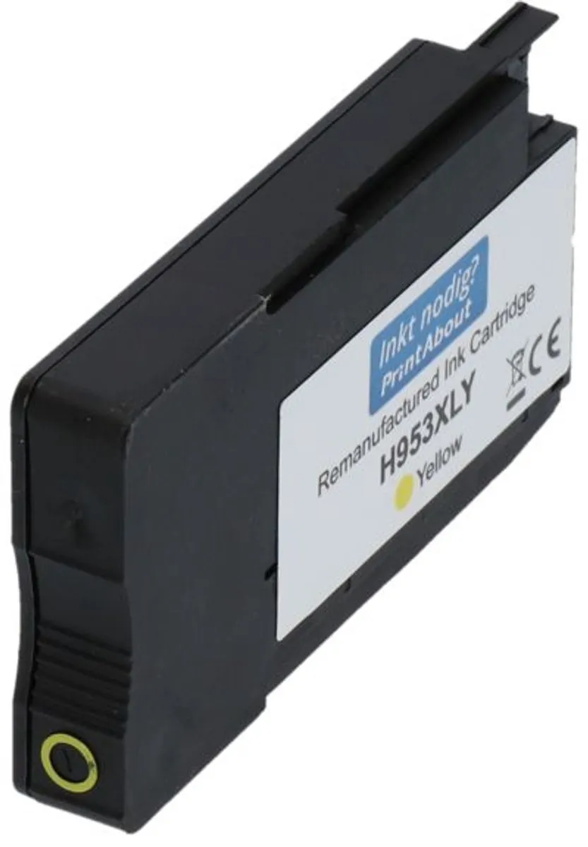 PrintAbout Inktcartridge 953XL Geel - 29ml - o.a. HP OfficeJet Pro