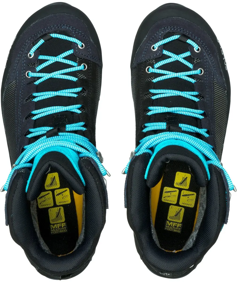 Salewa Crow GTX Wandelschoenen Dames - EU 38 - Grijs/Turquoise