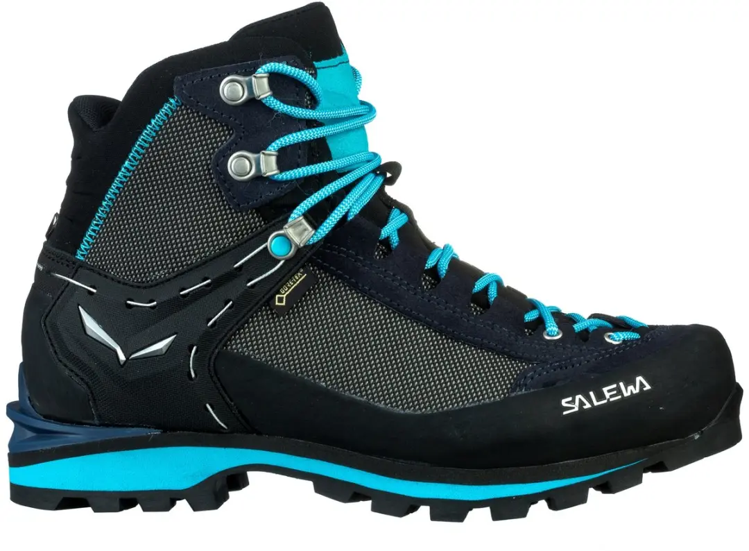 Salewa Crow GTX Wandelschoenen Dames - EU 38 - Grijs/Turquoise