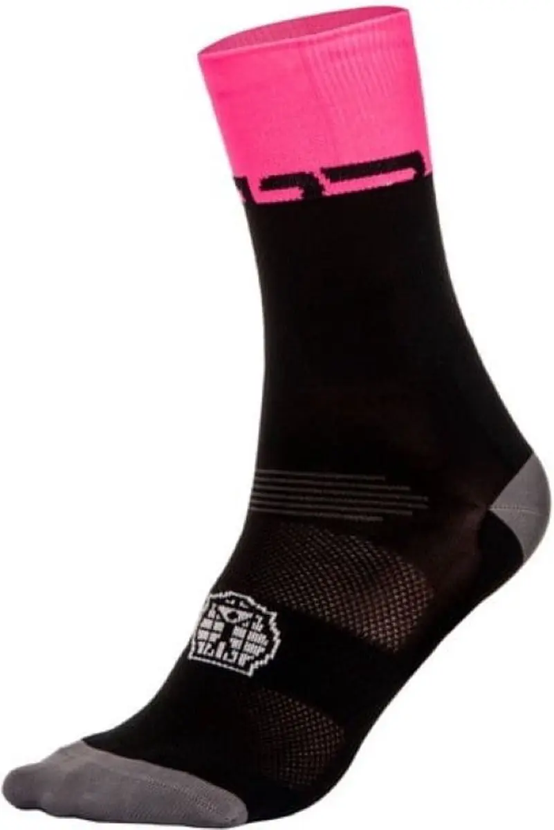 BIORACER SUMMER SOCKS BLACK ZWART/ROZE 45/47