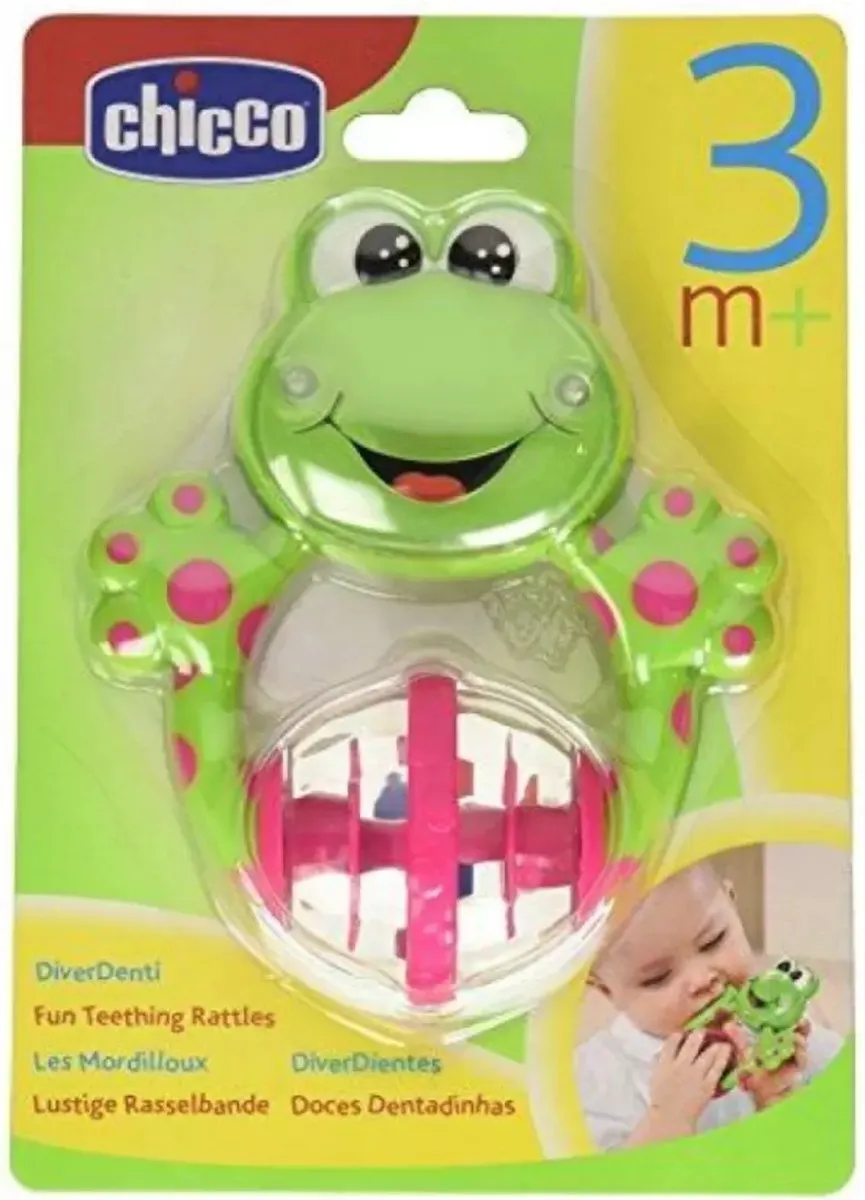 Chicco Rammelaar Kikker - Groen/Roz - afbeelding 5 van 6