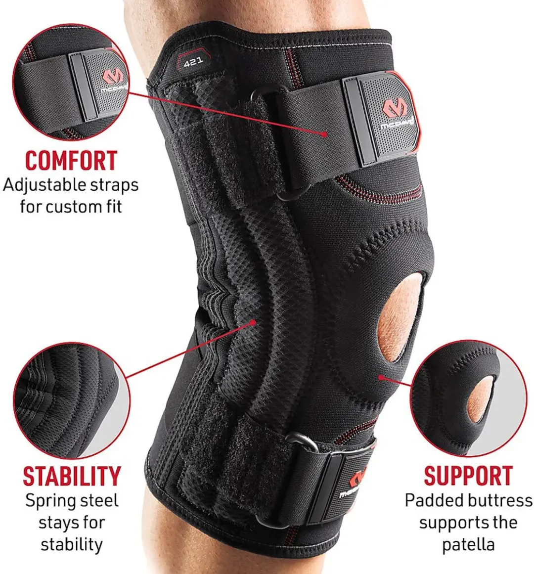 McDavid Kniebrace 421 XXL - Zwart - afbeelding 4 van 6