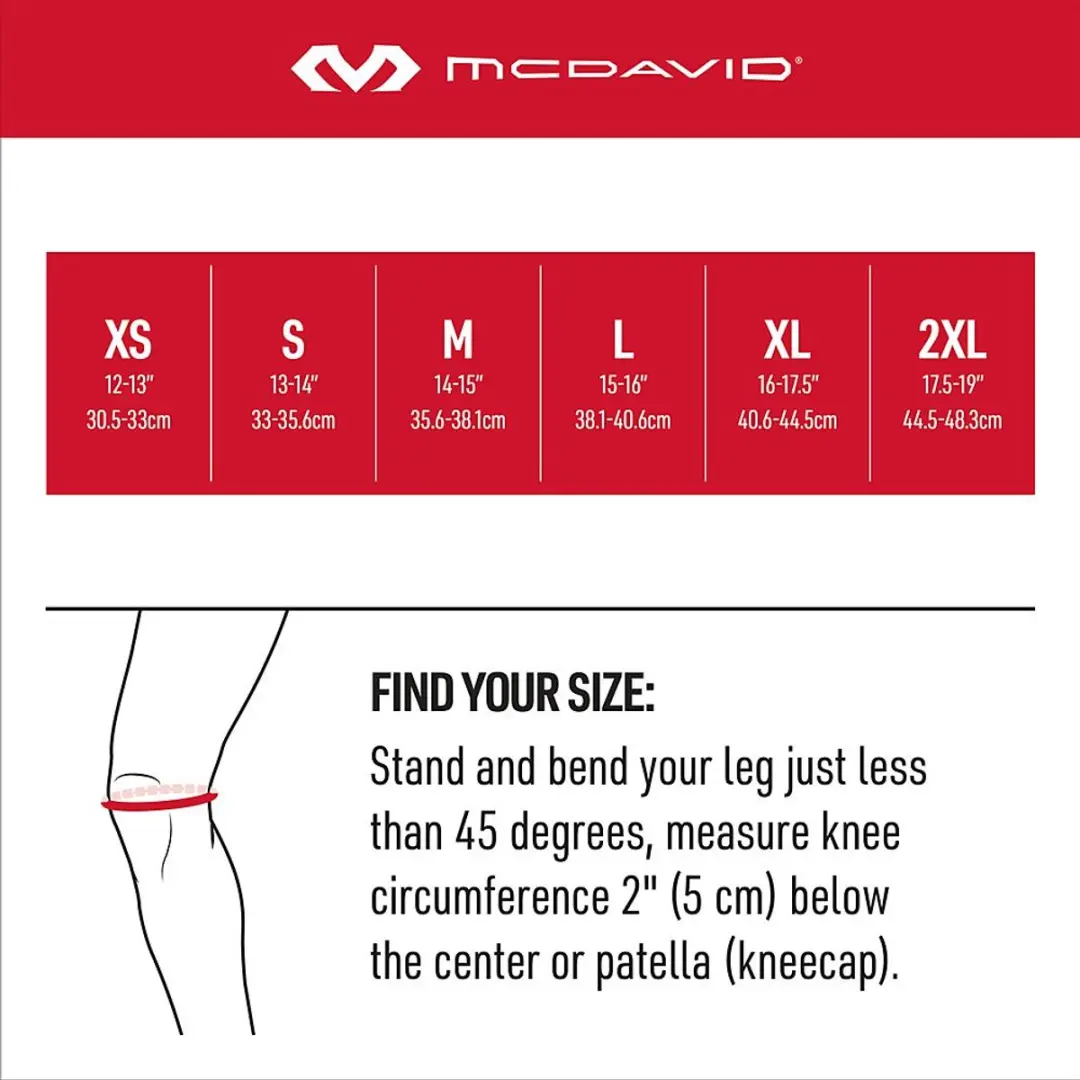 McDavid Kniebrace 421 XXL - Zwart - afbeelding 6 van 6