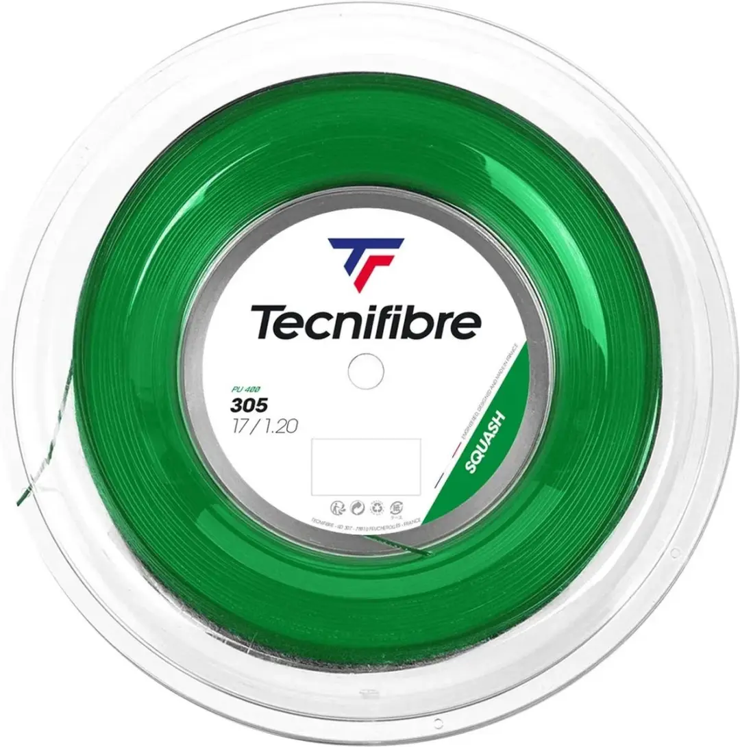 Tecnifibre 305 Rol 200M Squashsnaar 1.25mm Groen