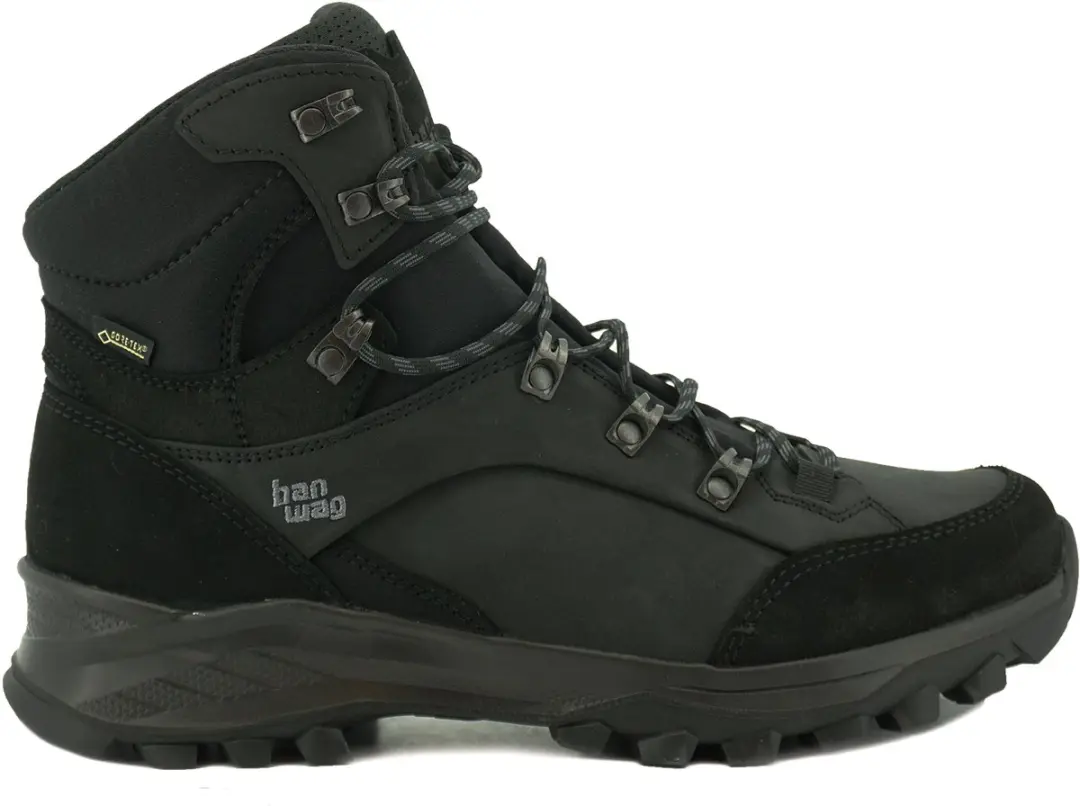 Hanwag Banks GTX Wandelschoenen Heren 44 - Zwart/Asfalt