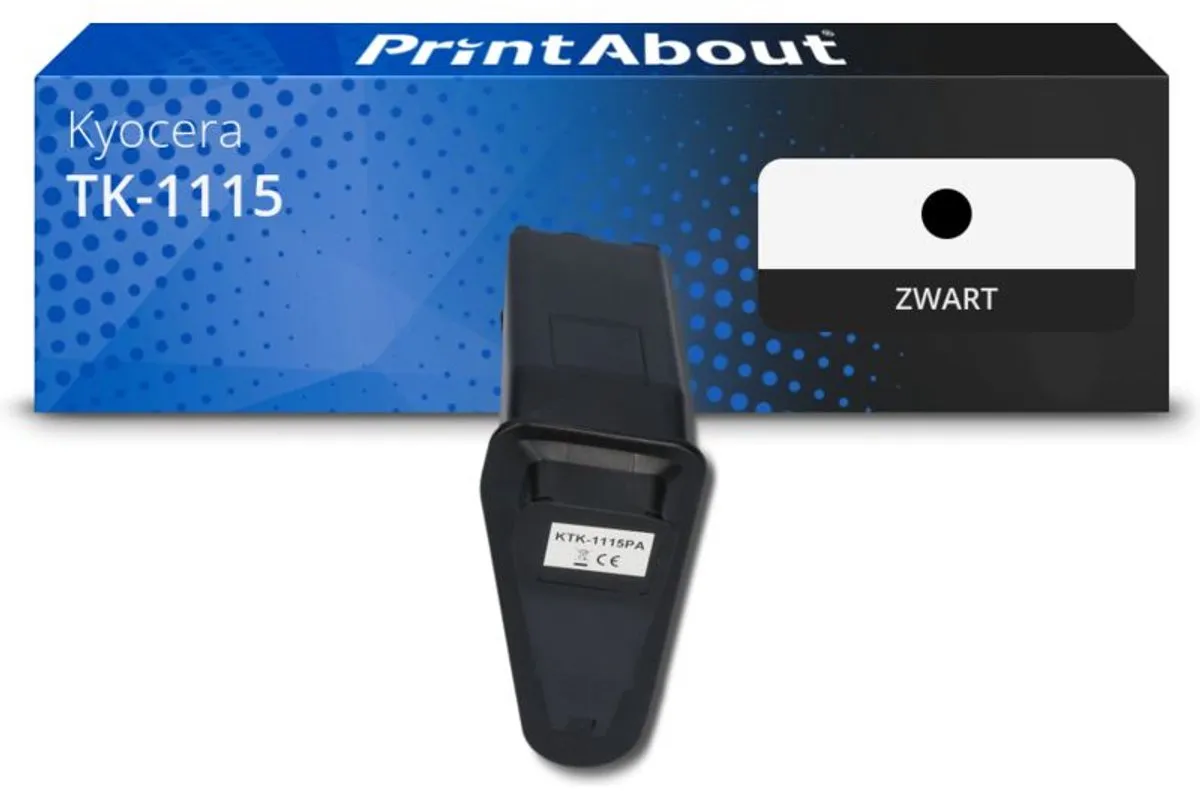 PrintAbout Huismerk TK-1115-PA Toner - Zwart