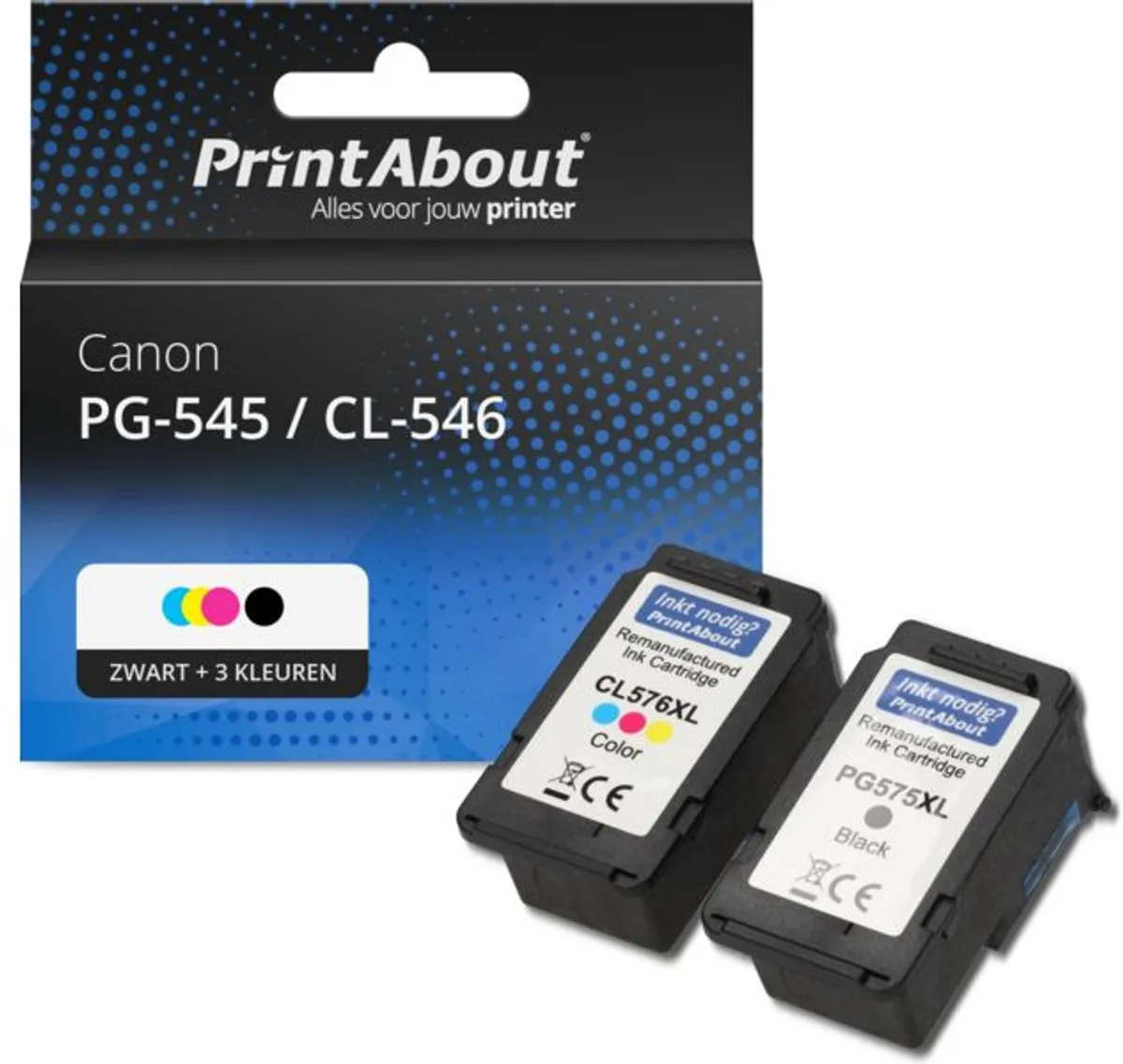 PrintAbout Canon PG-545/CL-546 Inktcartridges